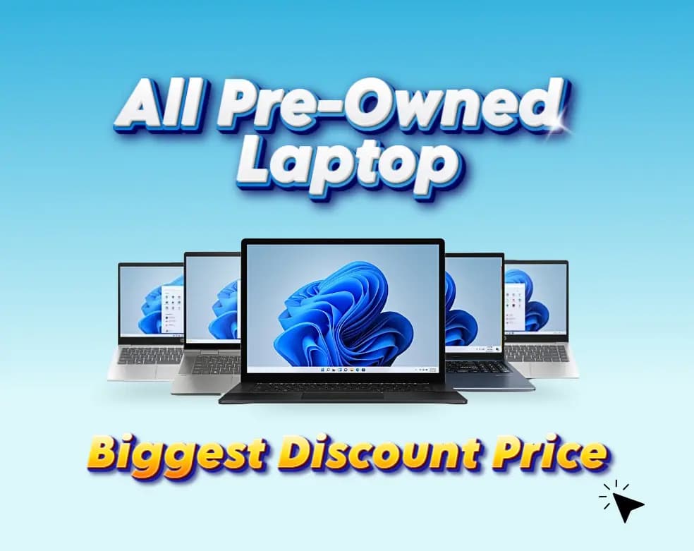All Pre-Owned or Used Laptop in Bangladesh at biggest discount Price